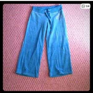 Blue Wide-Leg Pants by bebe